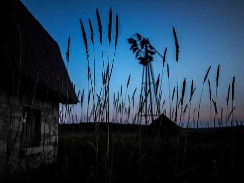 sunset windmill farmhouse dusk wheat oldhouse