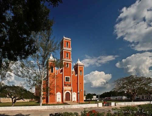 méxico iglesia yucatán convento campanario capilla yaxcaba