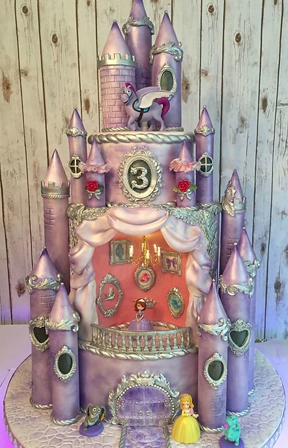 Sofia Castle Cake by Melody Meadows