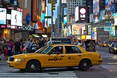 New York City - Time Square - Yellow Cab