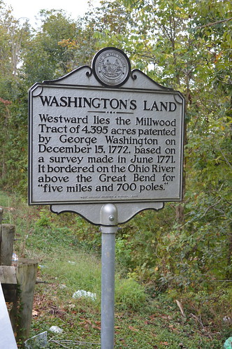 washingtons land jackson county historical marker wv westvirginia scenic overlook