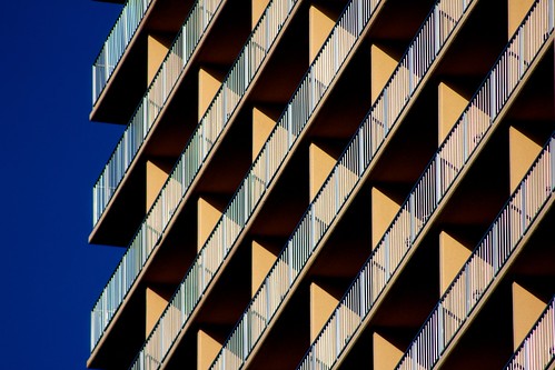 usa abstract building architecture america hawaii balconies honolulu façade