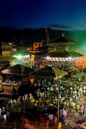 nepal people heritage festival night lights nikon religion culture temples krishna hindu patan opsphotos d7000 nikon2470mm28