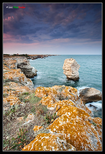 sea summer black rocks sundown bulgaria 2012