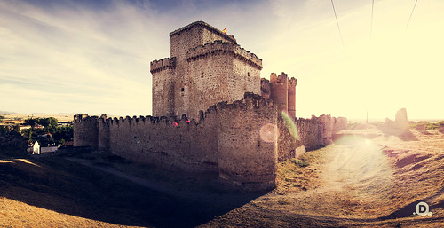 castle spain ancient panoramic medieval segovia castilla doñaurraca turégano cosina1935mm pentaxk5