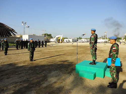 Upacara Dirgahayu ke-67 TNI AL di Haiti
