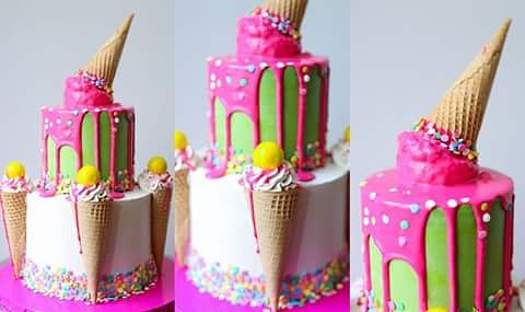 Ice cream cake by Venus Santiago- Medler