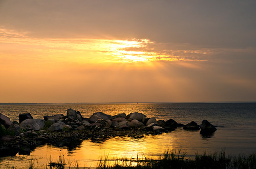 sunset orange water landscape photoshoot cloudy photos sweden kjell holgersson d7000 kjellholgersson
