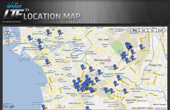 Smart LTE Locations