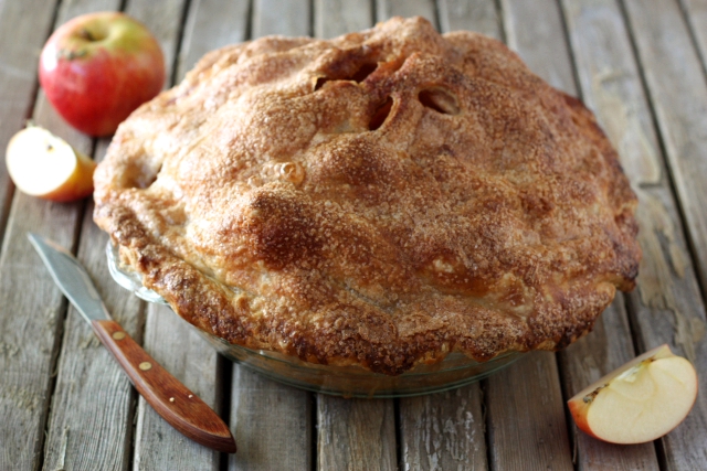 Mile High Apple Pie - Completely Delicious