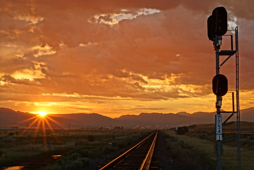 railroad morning train sunrise utah pacific sony union rail saltlakecity unionpacific hdr a65 mikechristensen spoiler3