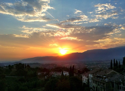 italien sunset italy evening abend sonnenuntergang iphone4 ringexcellence