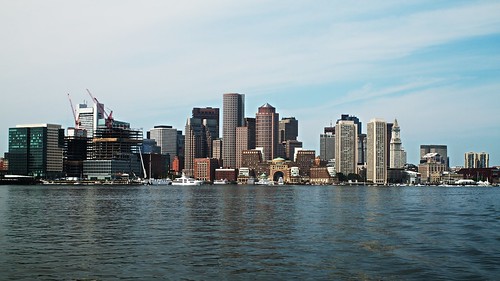 Boston from the harbour