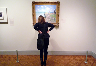 Monet, Cliff Walk at Pourville, with Beth