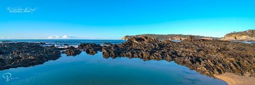 seascape reflection beach water australia nsw newsouthwales hdr rosedale