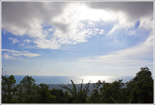 View west over the sea from Phuket Weather Station