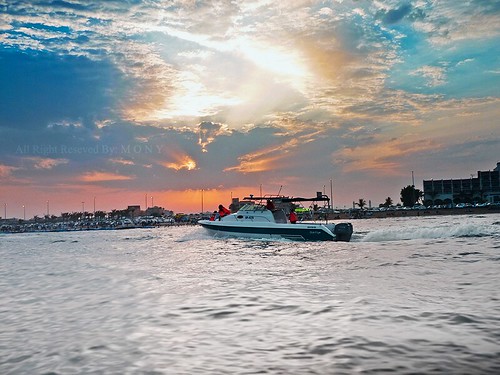 morning sea sky cloud sun nature clouds sunrise boat redsea jeddah saudiarabia mony bewiahn