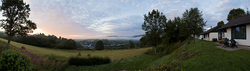 sky panorama sunrise germany kronenburg eifelpark