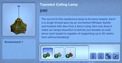 Tasseled Ceiling Lamp