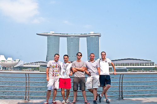 The gang in Singapore
