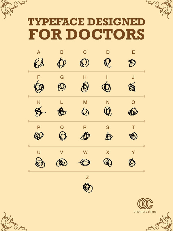 New Font "Doctor's Handwriting"