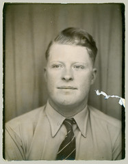 Photobooth man with tie