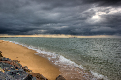 mer ile noirmoutier plage hdr orage vendée océan paysdelaloire lherbaudiere