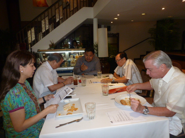 Philippines Inc. meeting at Lolo Dad's Brasserie