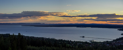 olympus em1 sun sunset sky clouds water lake trees mountains view landscape rättvik siljan dalarna sweden