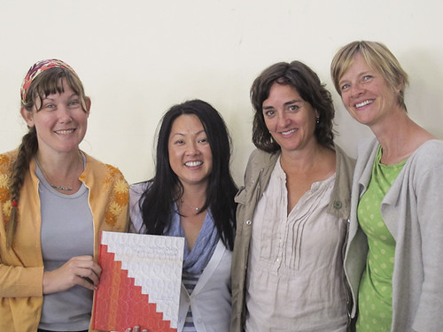 Me, Paula, Denyse and Amy with her book