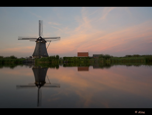 light sunset holland reflection mill netherlands windmill licht zonsondergang nederland filter le nd kinderdijk molen windmolen mfcc nd106