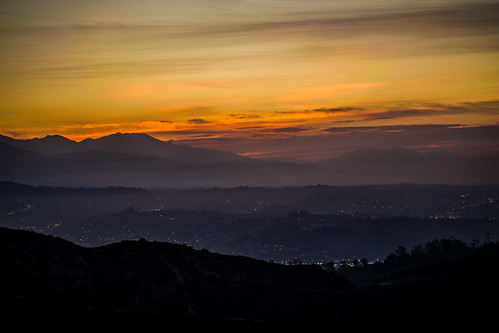 california orange sun mountains sunrise losangeles hollywood southerncalifornia griffithpark hdr magichour laist mountwilson losángeles flickraward hdraward