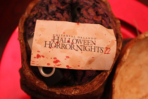 Halloween Horror Nights 22 media gift and invitation