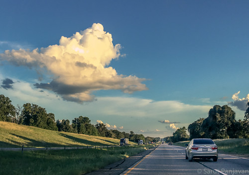 cloud sky highway 45 interestate texas usa travel public