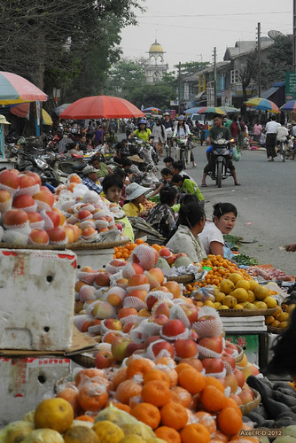 market burma myanmar birmanie myitkyina