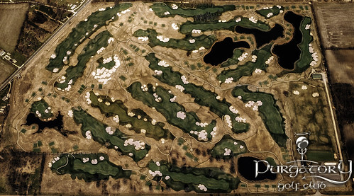 aerial golfcourse fairway puttinggreen purgatorygolfclub