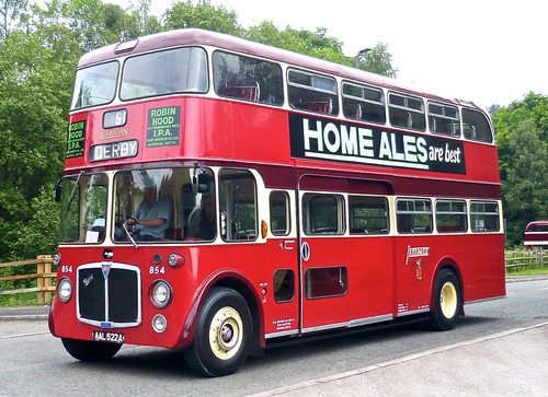 AAL 522A ‘Barton Buses’ No. 854 AEC Regent V / Northern Counties on ‘Dennis Basford’s railsroadsrunways.blogspot.co.uk’
