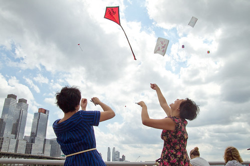Me + Melissa flying kites