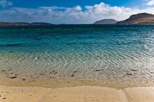 ocean sea beach water beautiful island sand view tide location clear stunning outer barra isle hebrides vatersay barryoneilphotography