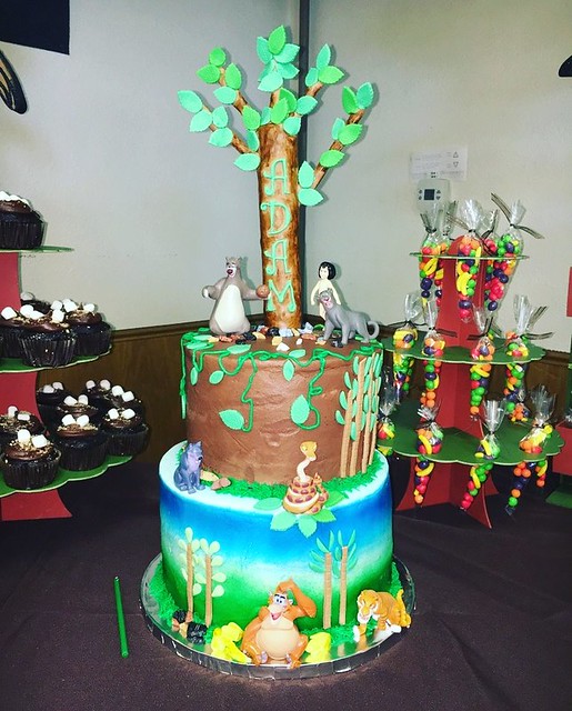 Jungle Book Birthday Cake by Jennifer Elaine Nieto Gomez