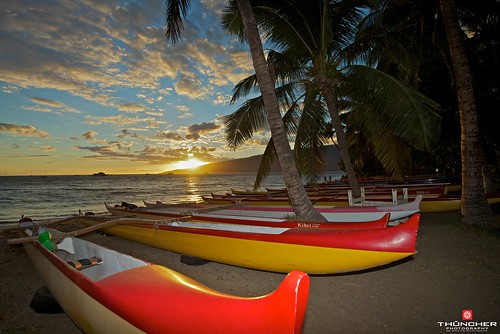 ocean sunset beach hawaii nikon maui canoes fullframe fx kihei d800 canoebeach nikond800 nikkor1635mmlens