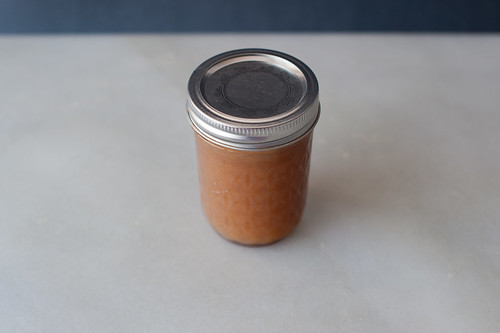 apple butter with rum burnt sugar syrup and vanilla