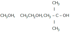 Monohydric alcohols