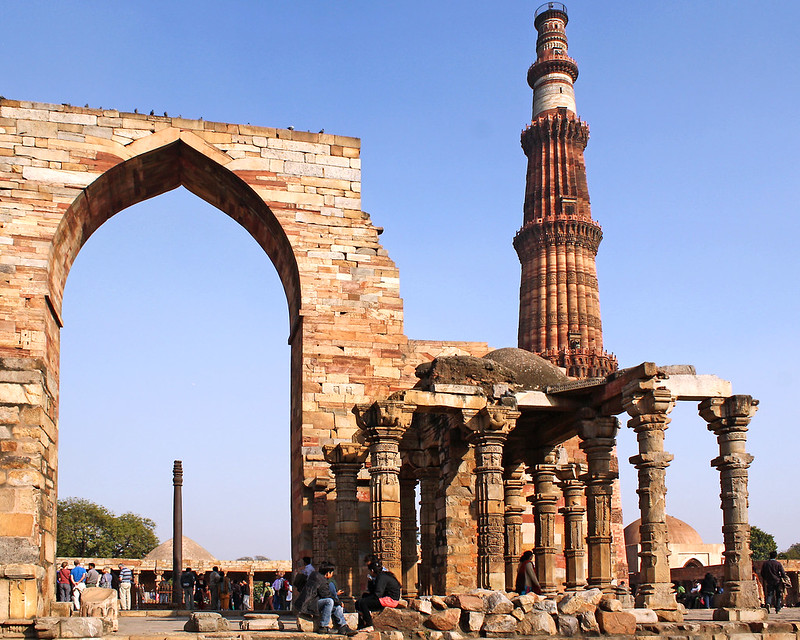 Qutub Minar and Iron Pillar, Delhi