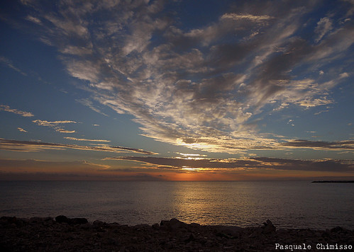 sea sky clouds sunrise mare alba molise campomarino