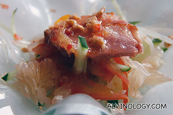 Pomelo Salad with Smoked Duck Breast