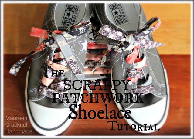 A Scrappy Patchwork Shoelace Tutorial