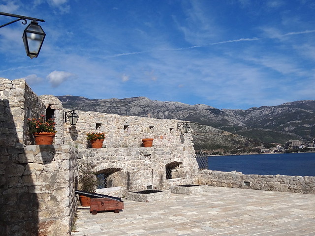 Old City Scene from Citadel - Budva - Montenegro - 01