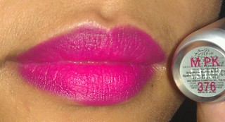 Shu Uemura Rouge Unlimited Supreme Matte Lipstick Pink on my lips