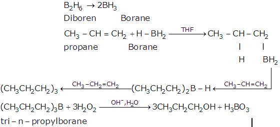 preparation of Alcohols from Hydroboration oxidation
